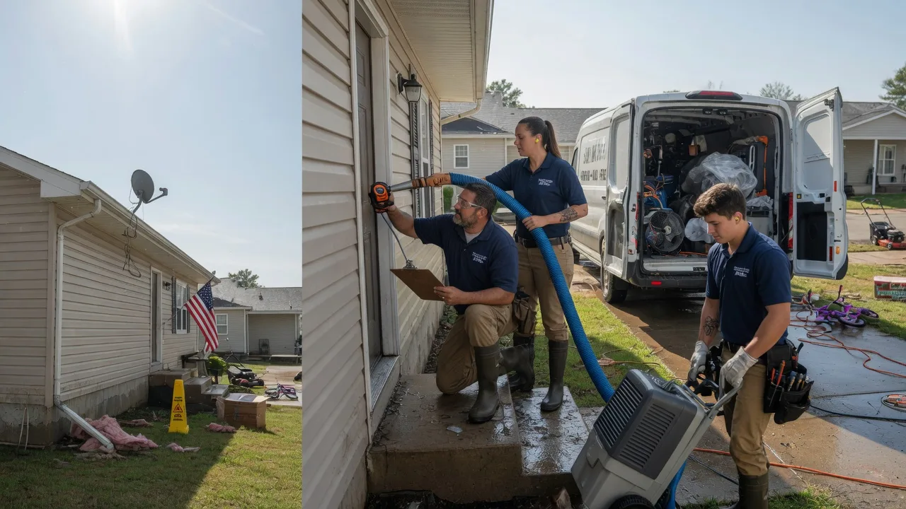 Ceiling Water Damage Restoration in Gowanda, NY near me